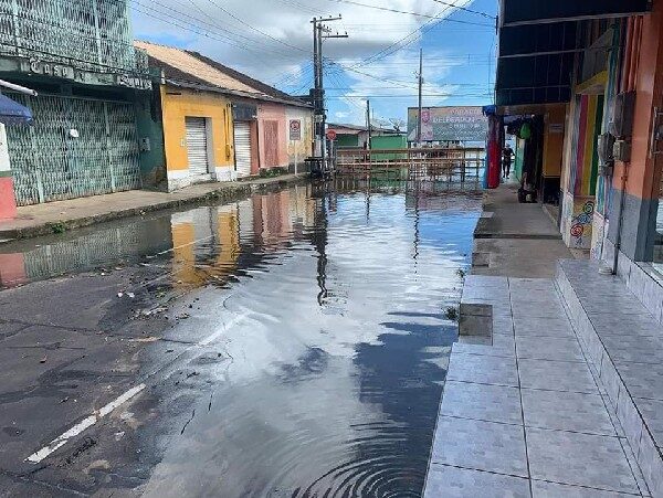 Floods in Oriximiná, Para, Brazil, April 2021
