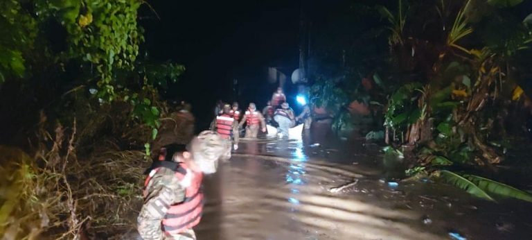 Flood rescues in Cochabamba, Bolivia, April 2021.