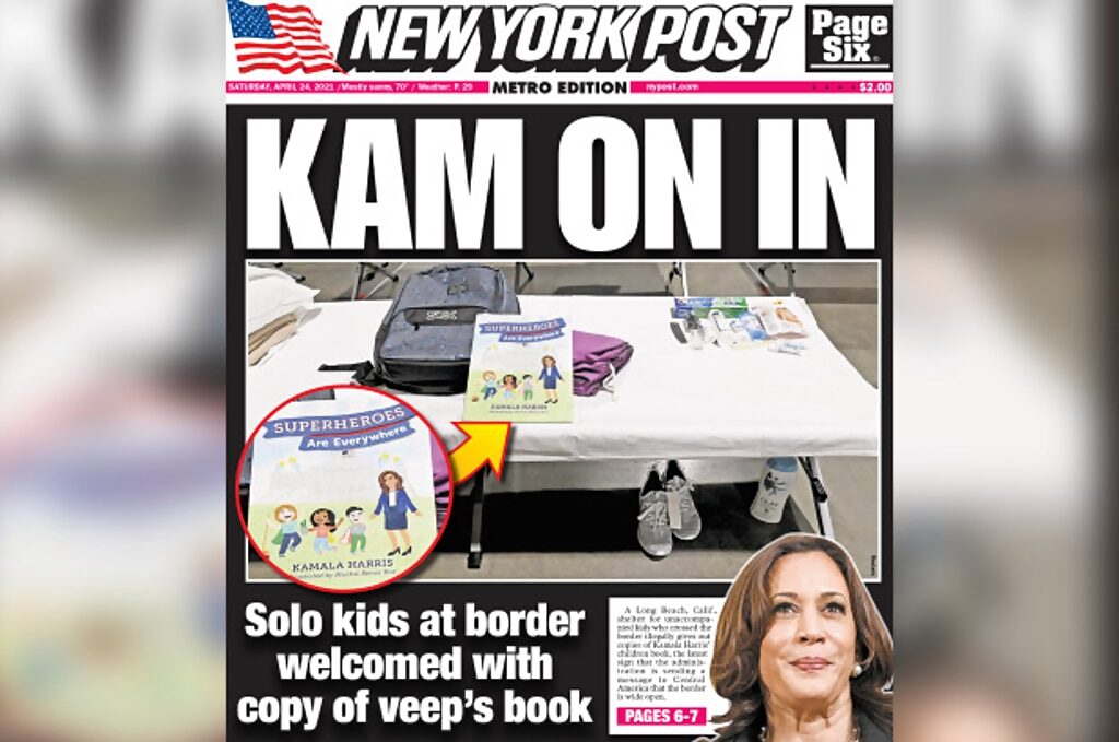 kamala harris migrant children book