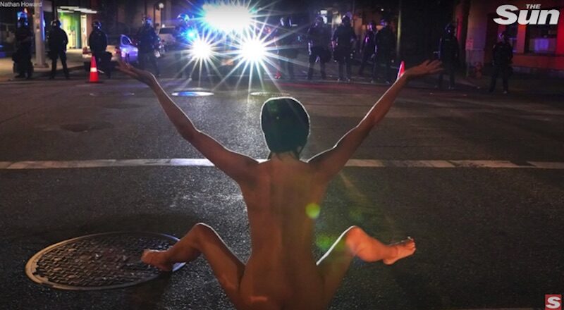 portland protester