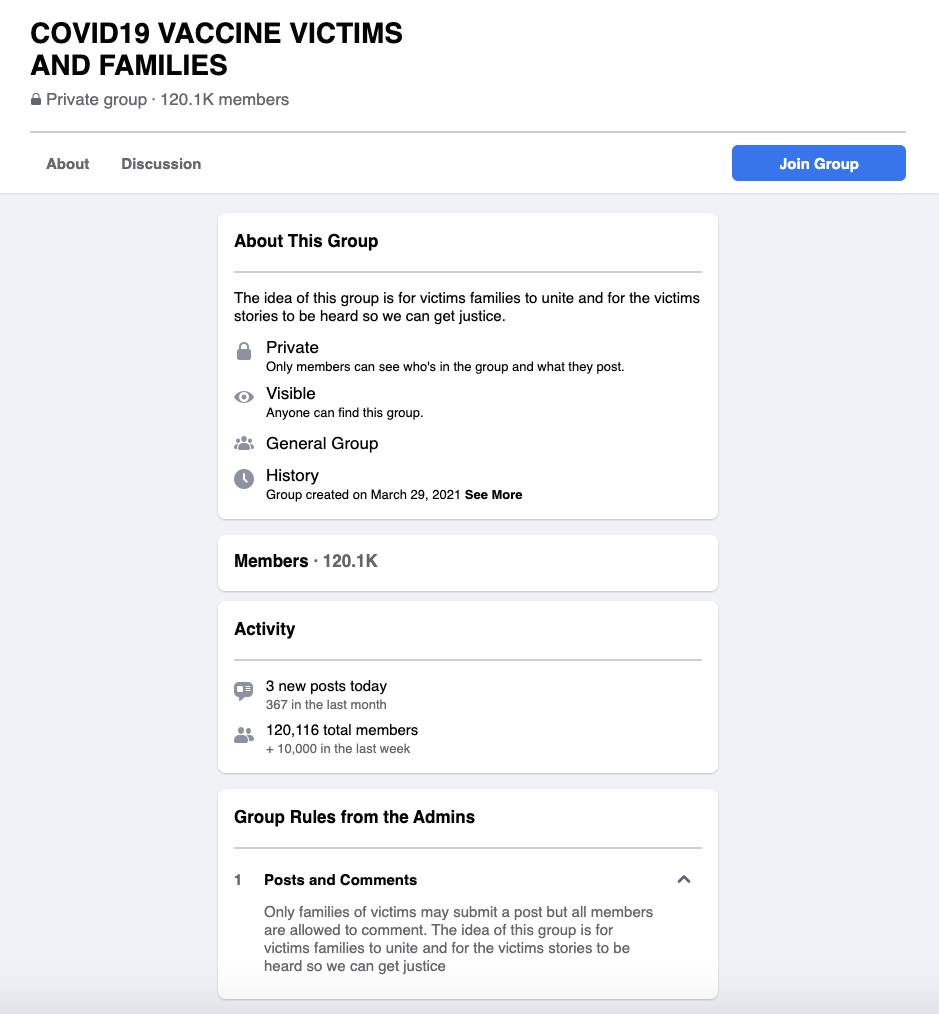 Click to enlarge Facebook Group