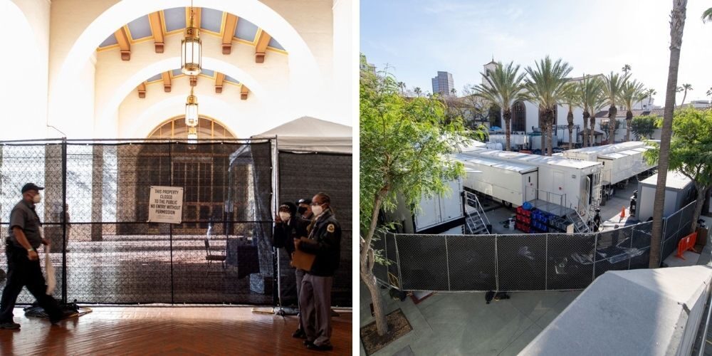 walls around the oscars