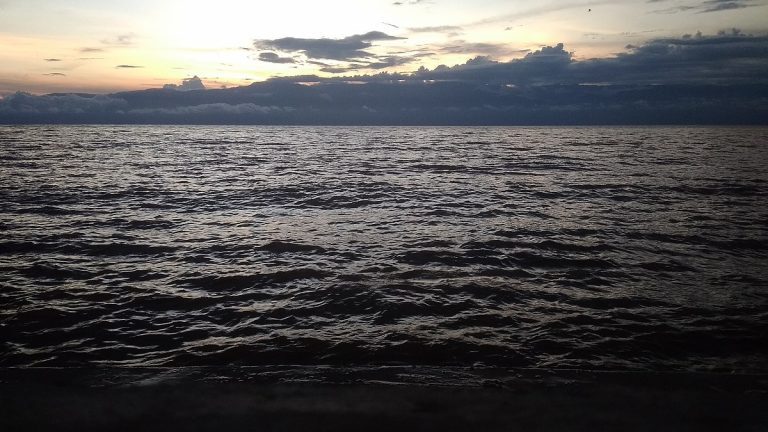 Click to enlarge Lake Tanganyika from Bujumbura to Congo hills