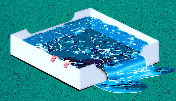 drowning man