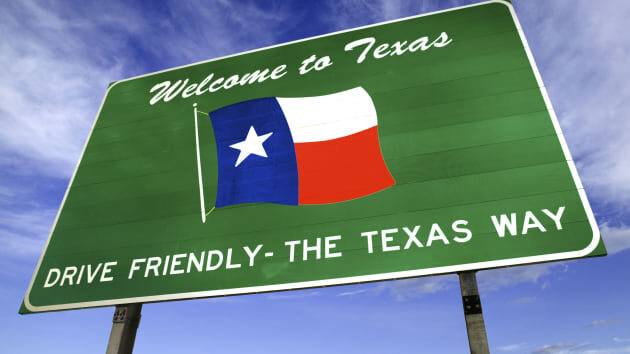 welcome sign texas