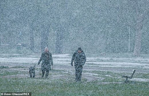 UK April snow