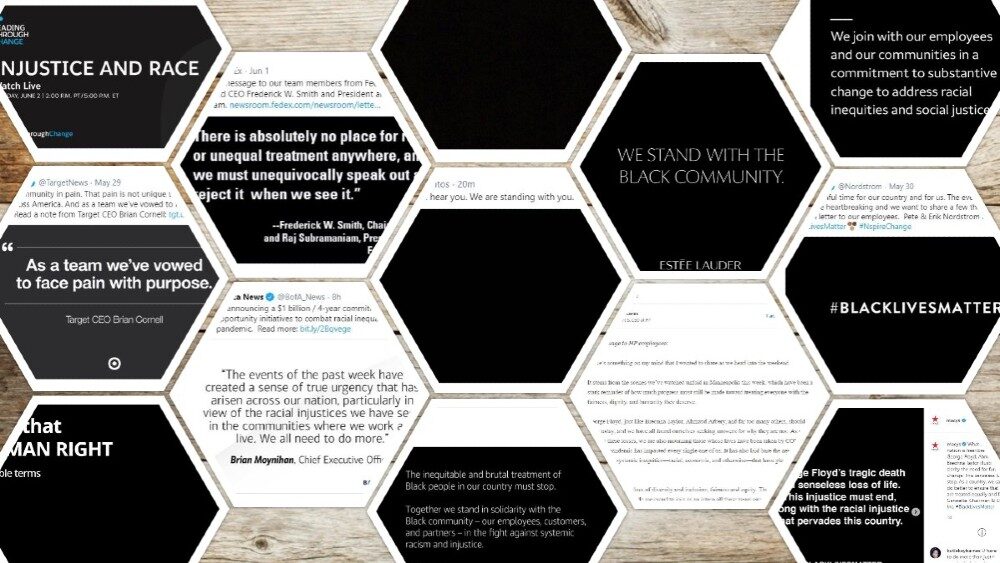 Click to enlarge business virtue signal blm antifa corporate woke