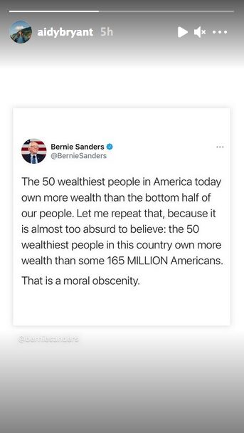 aidy bryant bernie tweet
