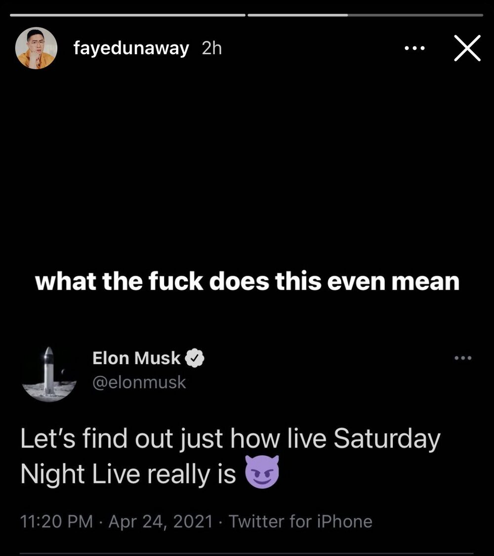 elon musk tweet reply