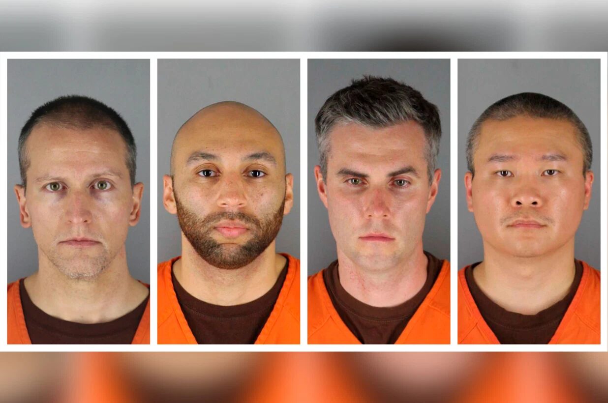Click to enlarge Derek Chauvin, J. Alexander Kueng, Thomas Lane, Tou Thao mug shot