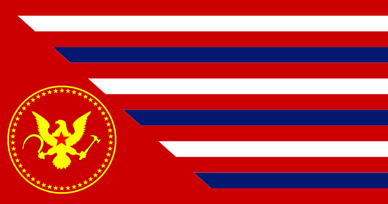 american communist flag