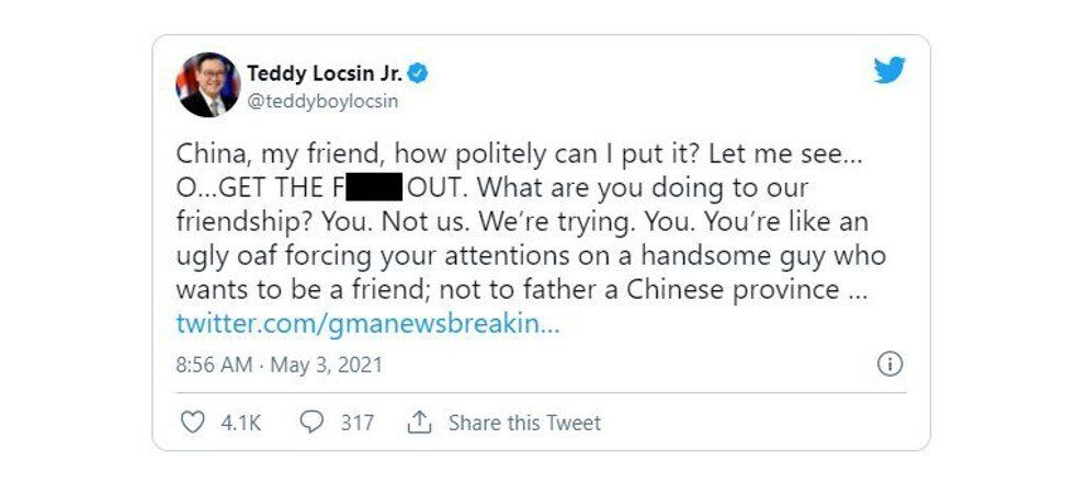Click to enlarge Locsin