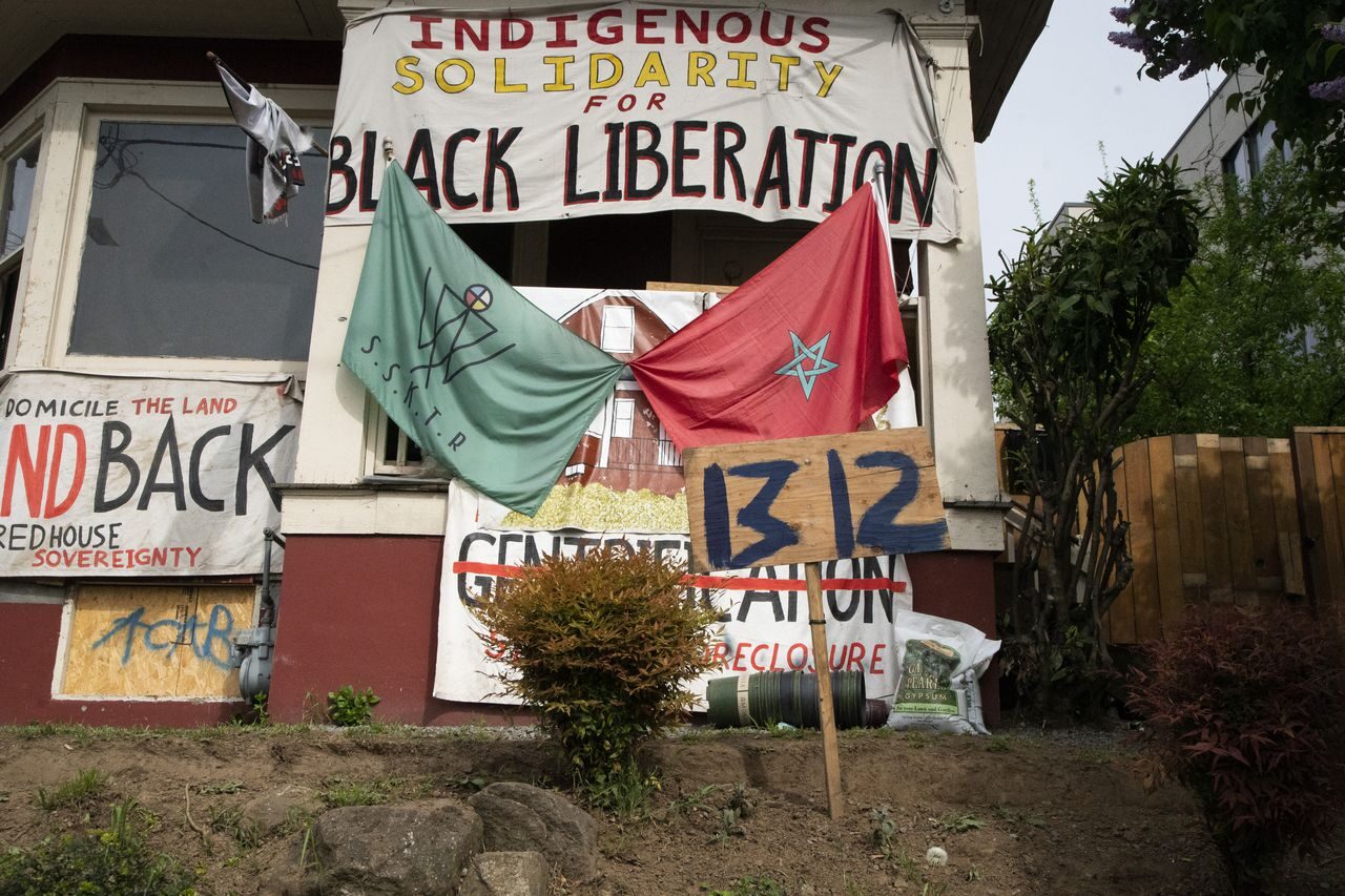 red house chaz portland blm antifa