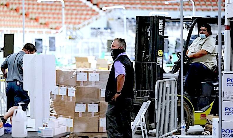 Click to enlarge boxes ballots recount AZ