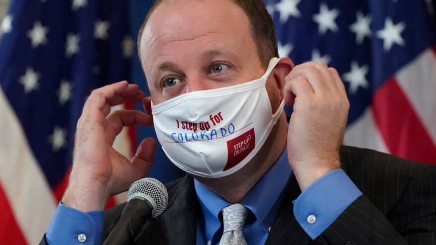 Click to enlarge Colorado Governor Jared Polis