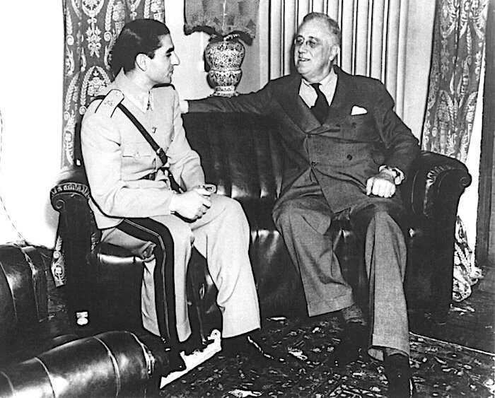 Click to enlarge Roosevelt/Shah of Iran
