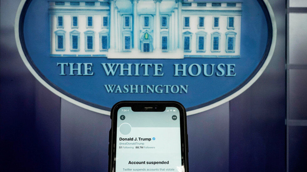 trump twitter suspended white house