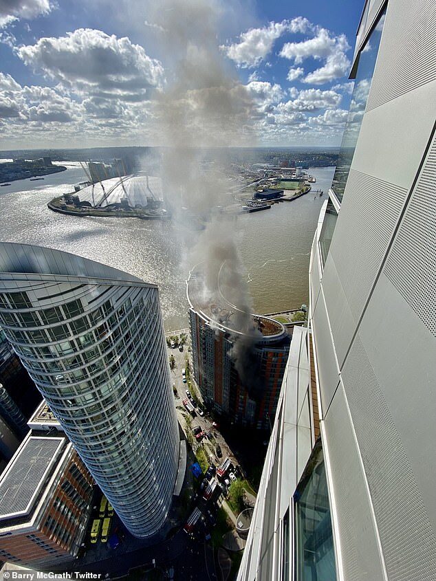 Click to enlarge london apartment fire