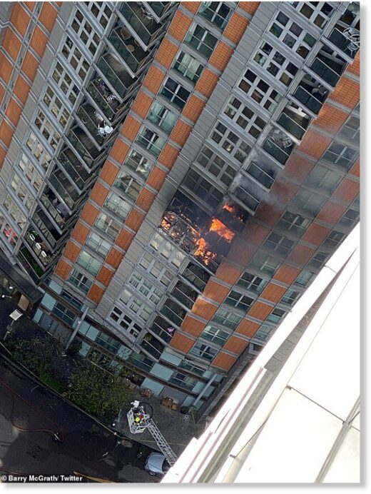Click to enlarge London fire