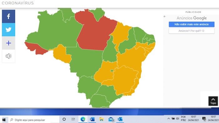 Click to enlarge map brazil