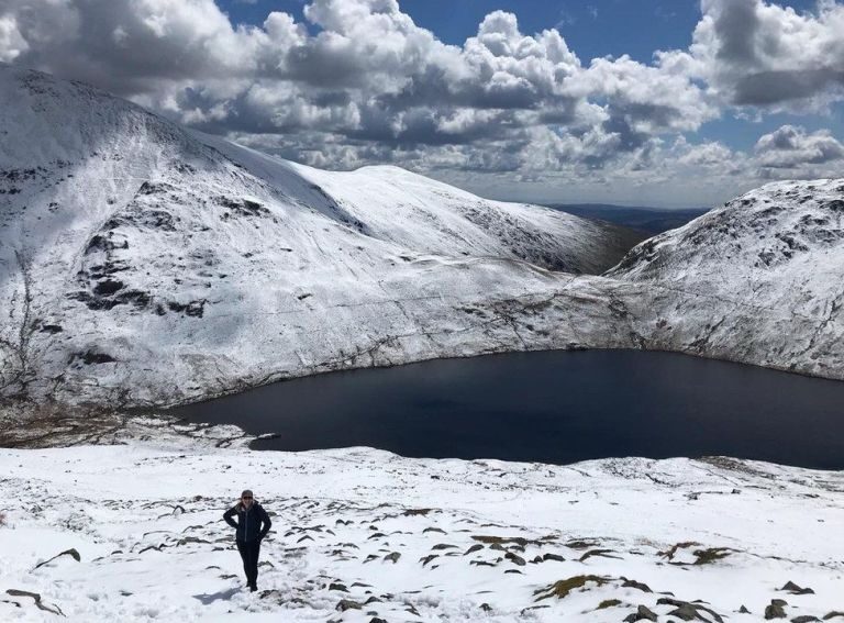 Click to enlarge Bethany Smith hiking in the Lake District in May, 2021.
