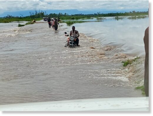 Floods in Butalejja, Uganda, May 2021.