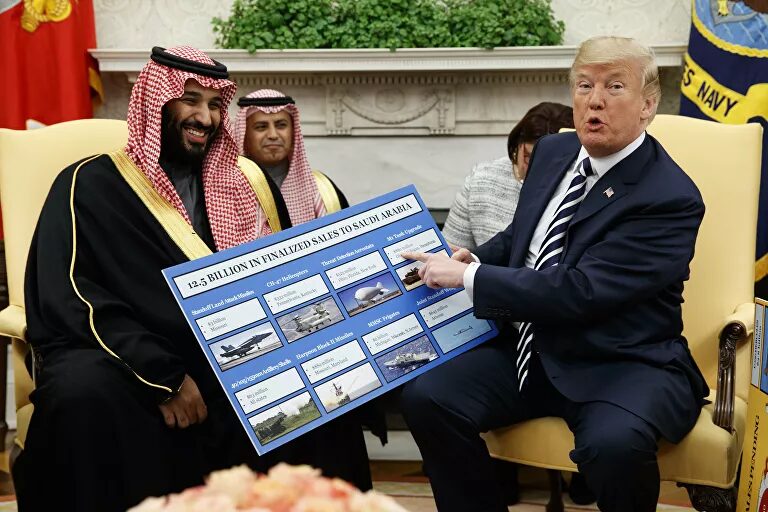 Click to enlarge Trump saudi arabia arms deal