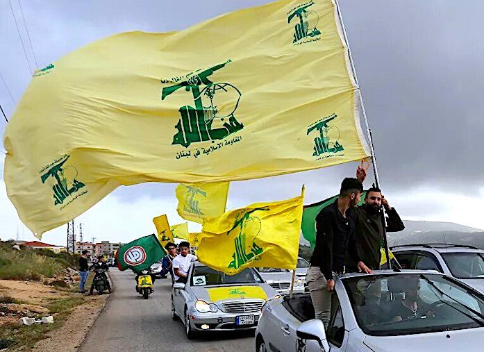 Hezbollah car rally