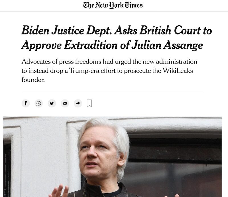 Click to enlarge Assange extradition