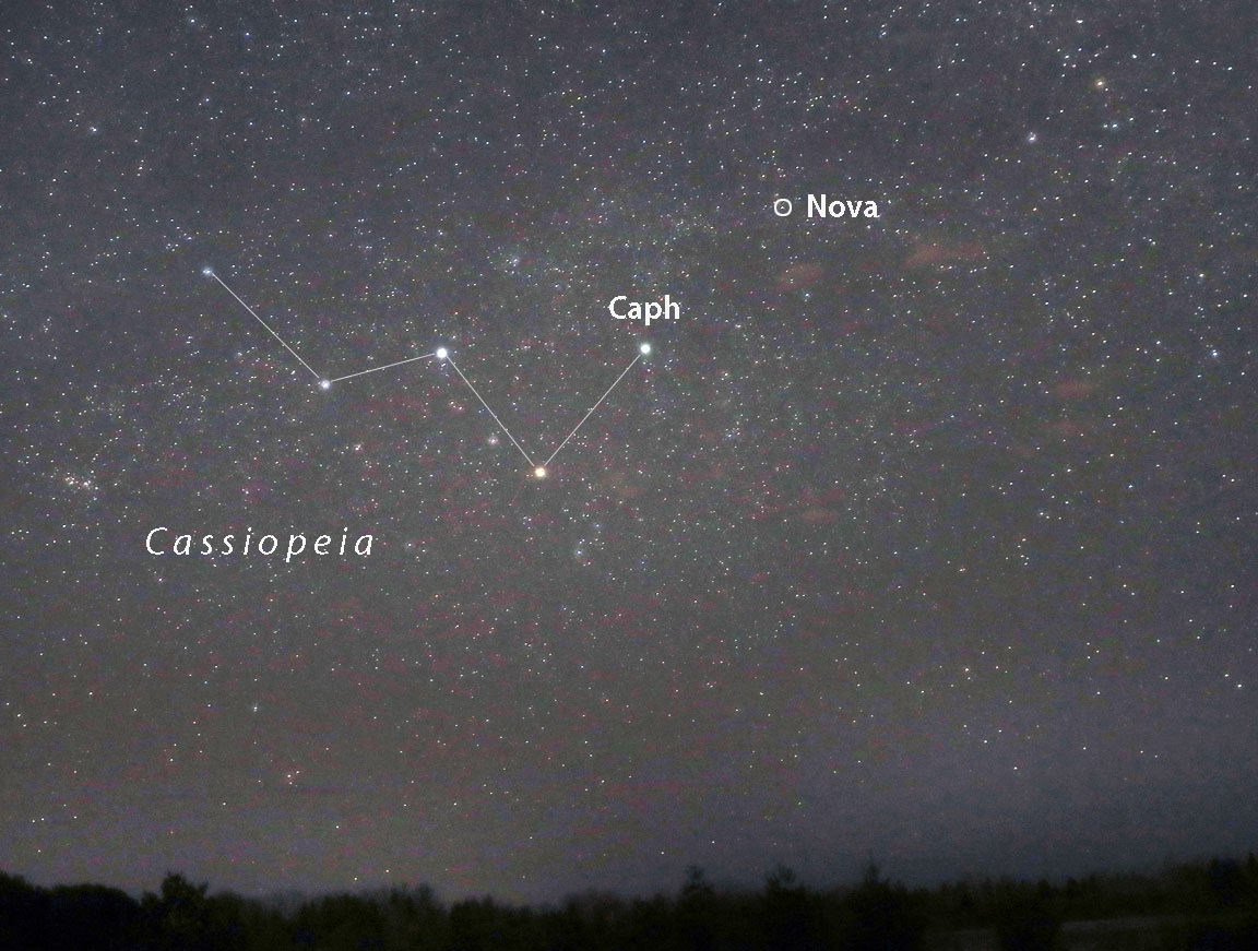 Click to enlarge V1405 Cassiopeiae