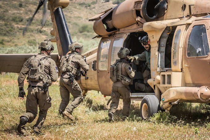 massive military drill