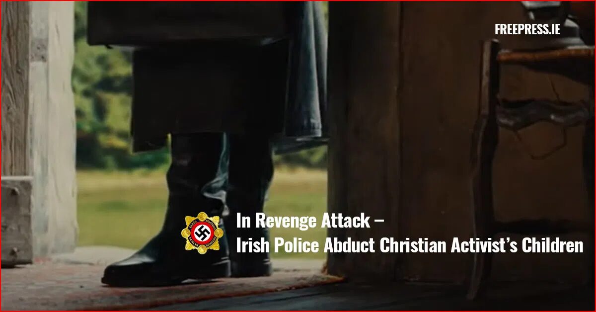 irish police attack christian children