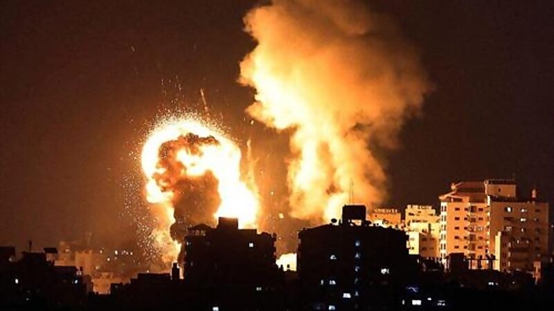 Israeli air strikes on Gaza