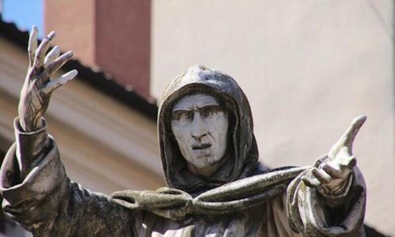 Click to enlarge Dominican friar Girolamo Savonarola