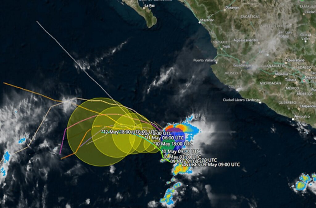 hurricane andres earliest 2021