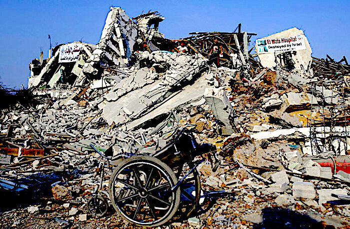 Click to enlarge hospital demolished