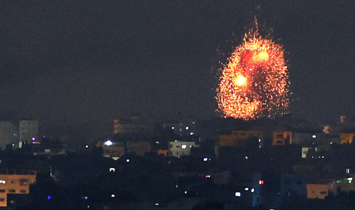 Bomb Explosion Gaza