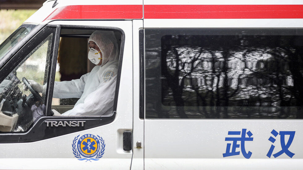 An ambulance in Wuhan