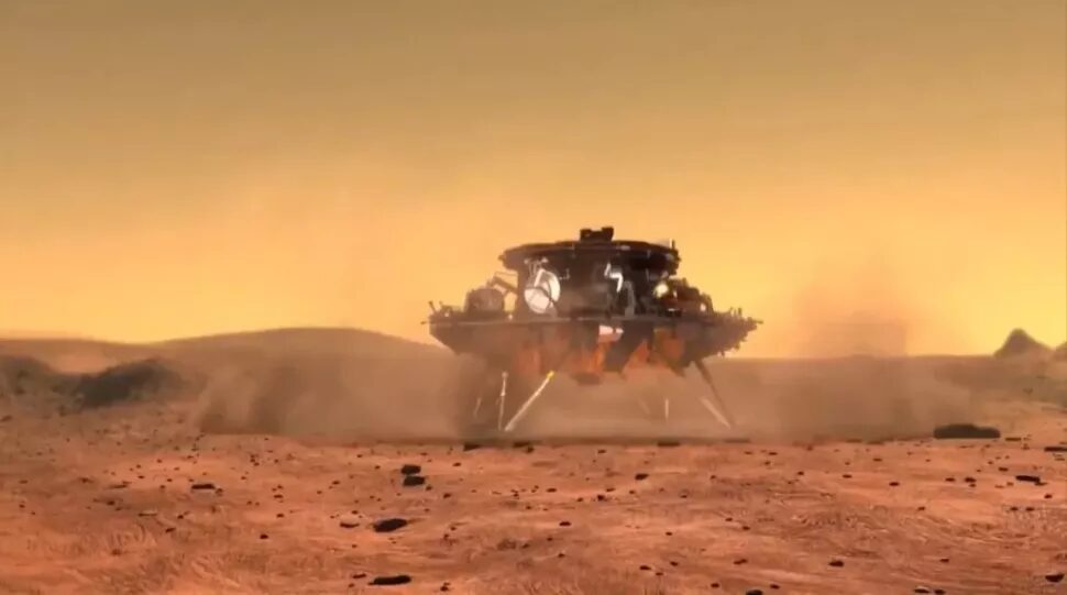 Click to enlarge Tianwen-1 mars rover