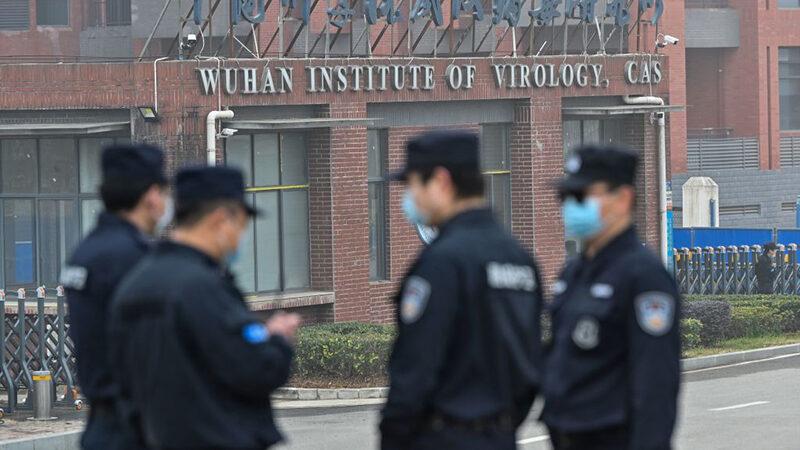 Click to enlarge police wuhan institute of virology