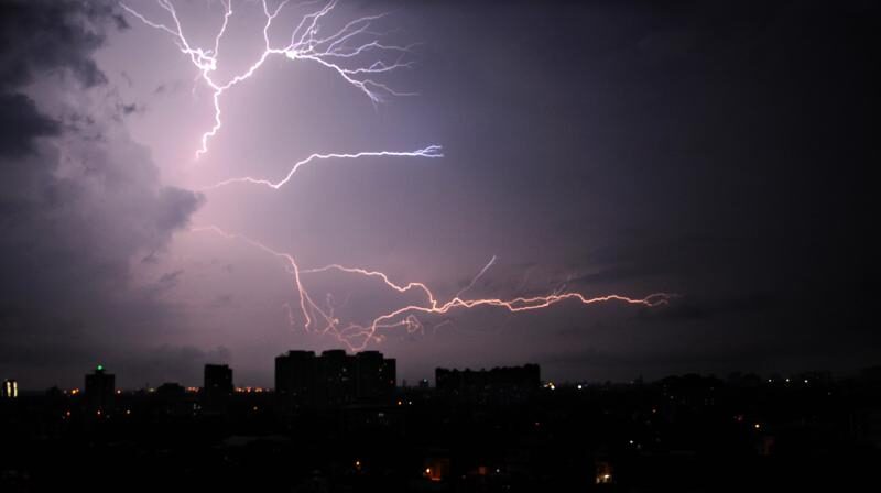 Click to enlarge A cyclonic circulation, which originated along the western coast of India, and is now travelling in the northeast direction, caused the rains that lashed parts of Hyderabad and rest of the state on Friday. (DC file photo)