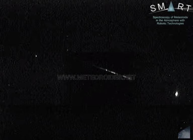 Meteor fireball over Med