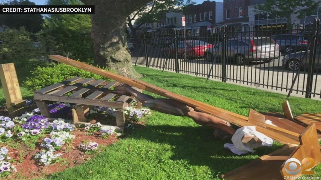 Click to enlarge church vandals brooklyn