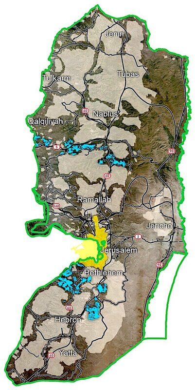 Click to enlarge map Israel