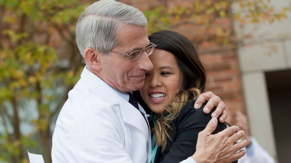 Click to enlarge nina pham ebola fauci