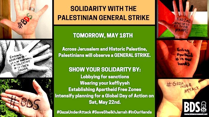 Click to enlarge Strike announcement