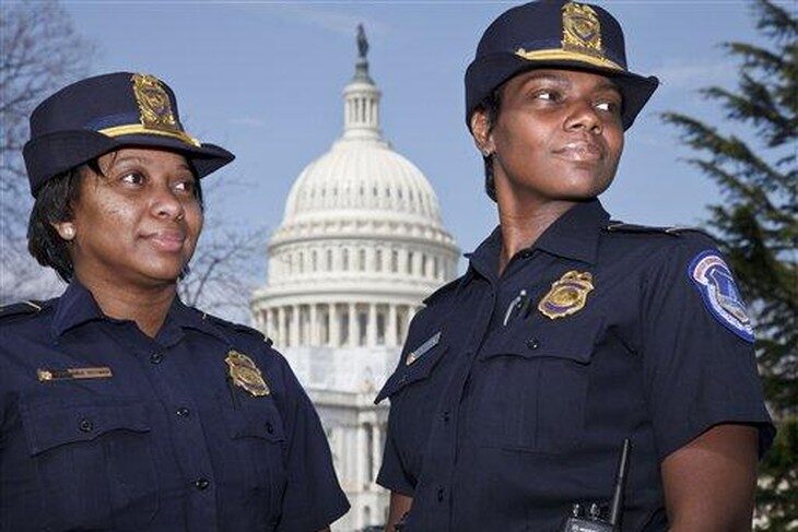 black police