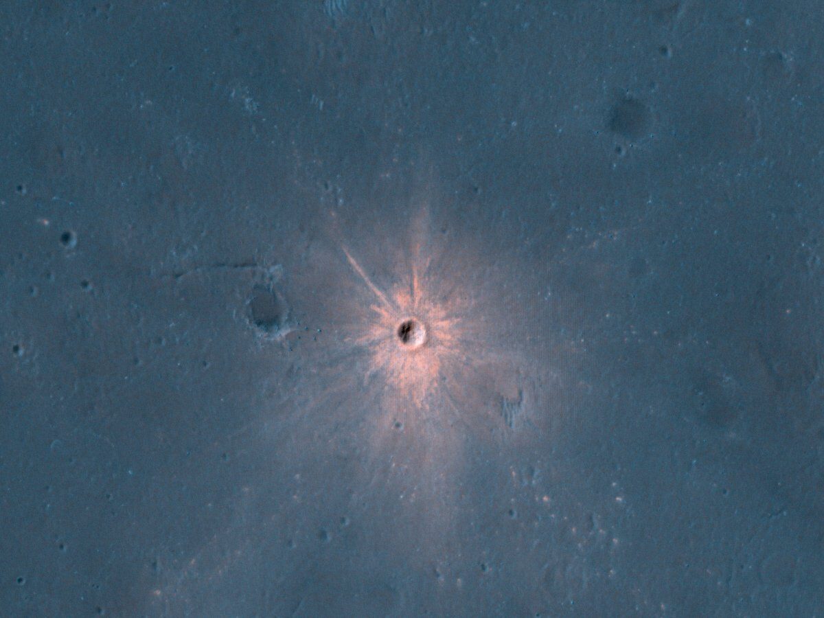 meteor crater mars