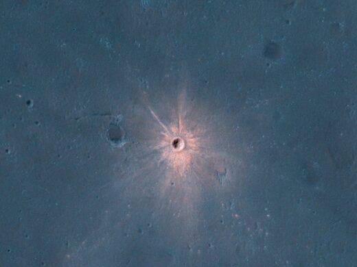 meteor crater mars