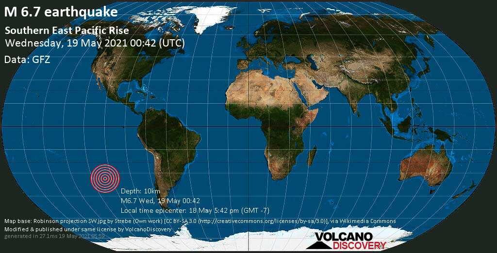 Click to enlarge quake map
